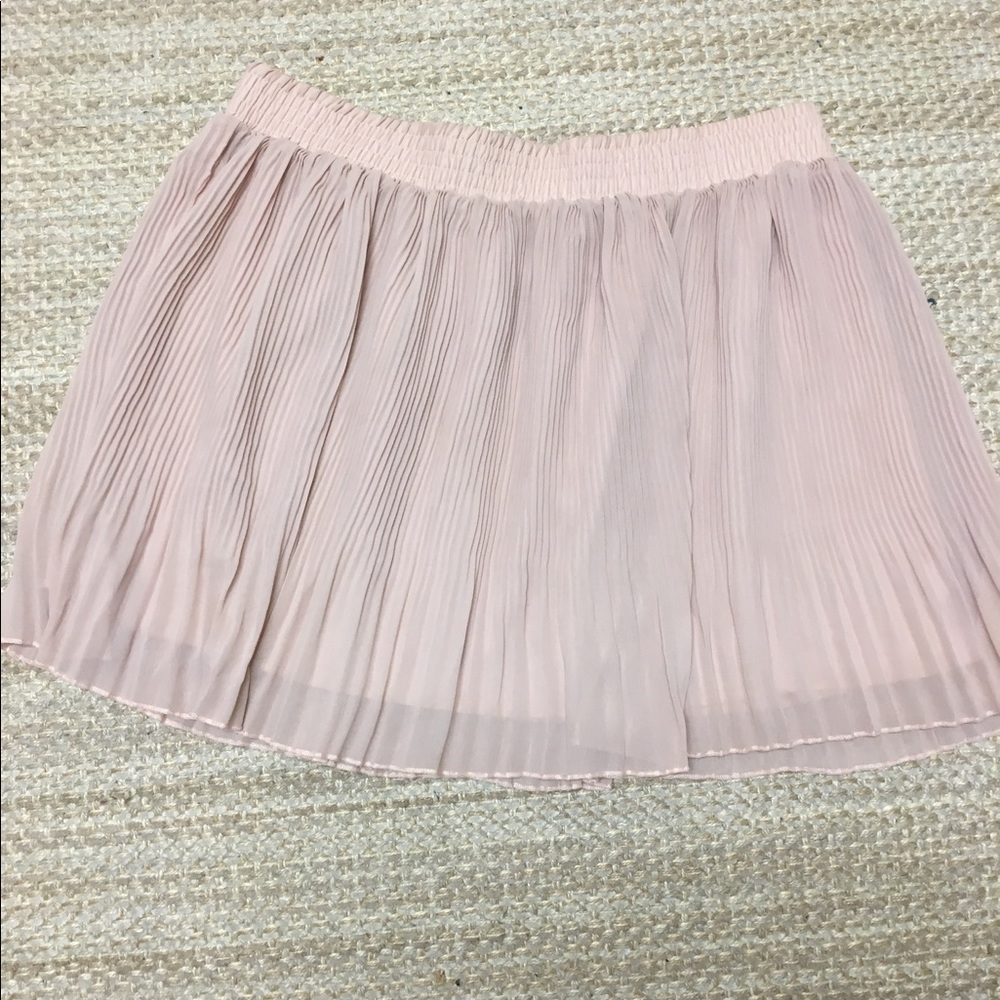 Pale pink skirt